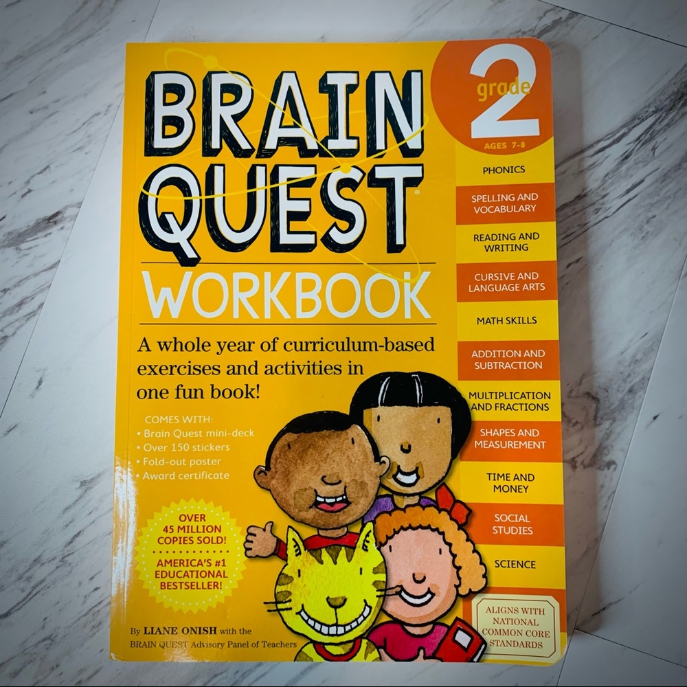 New Brain Quest Workbook Grade 2, Ages 7-8